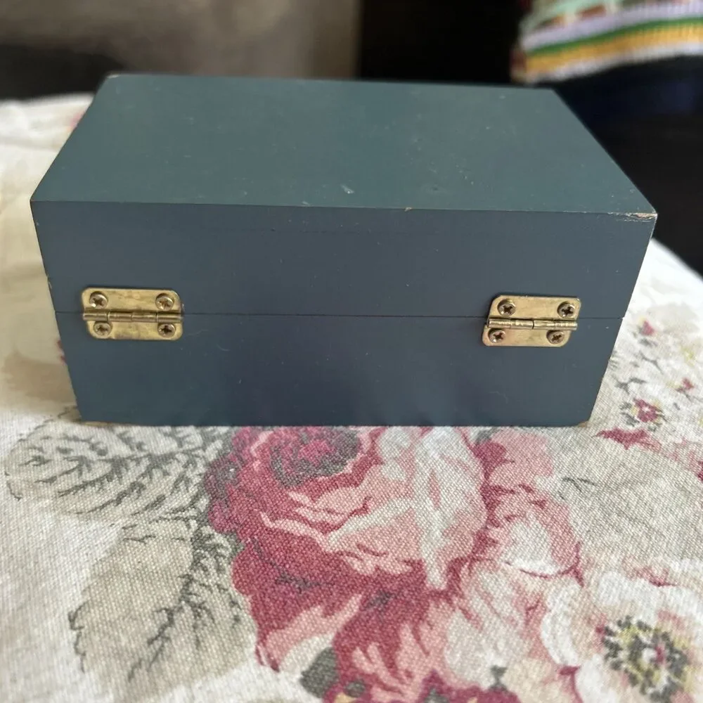 Vtg Tender Heart Treasures Miniature Box 1993 Cottagecore Country